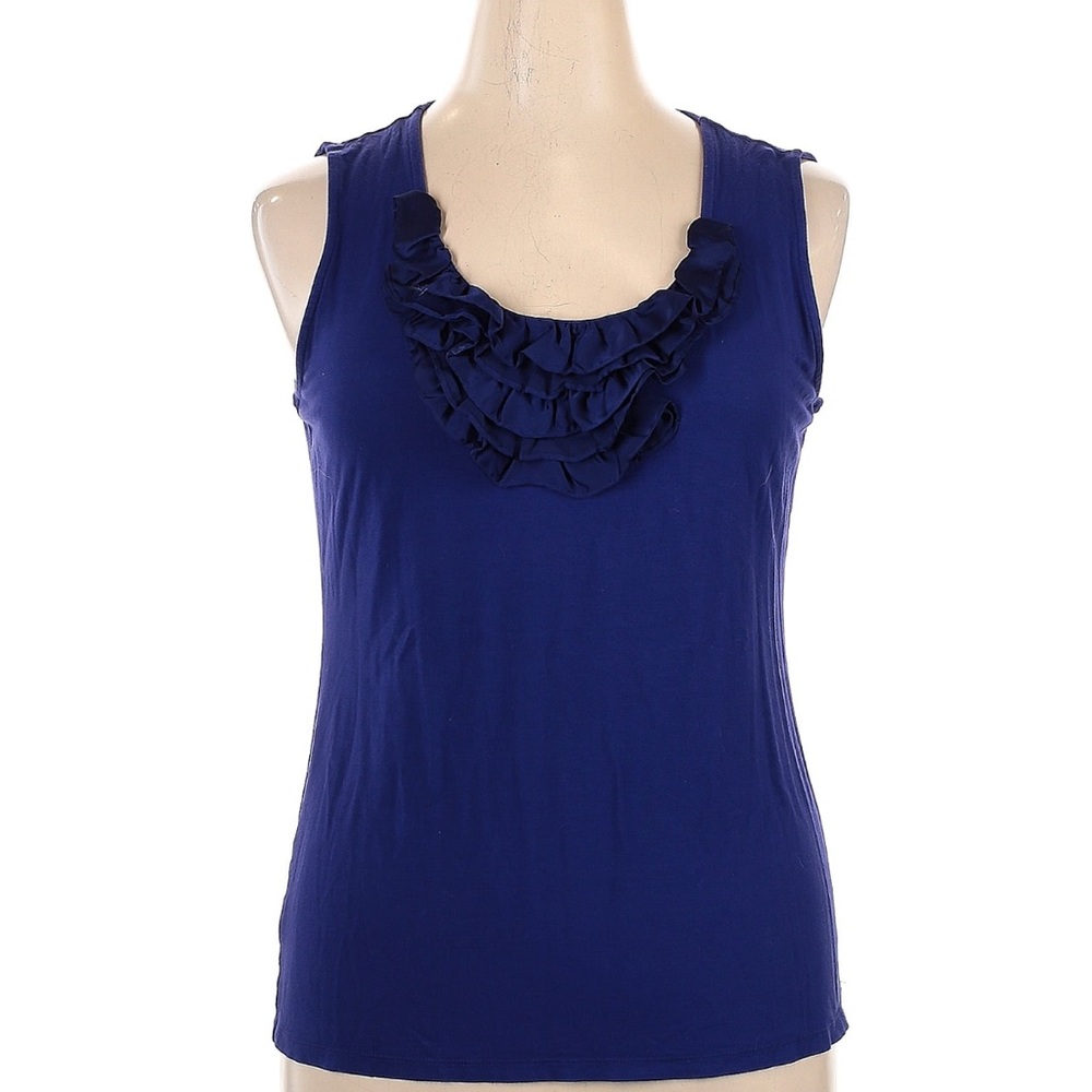 Alfani size XL Ruffled Scoop Neck Tank Top